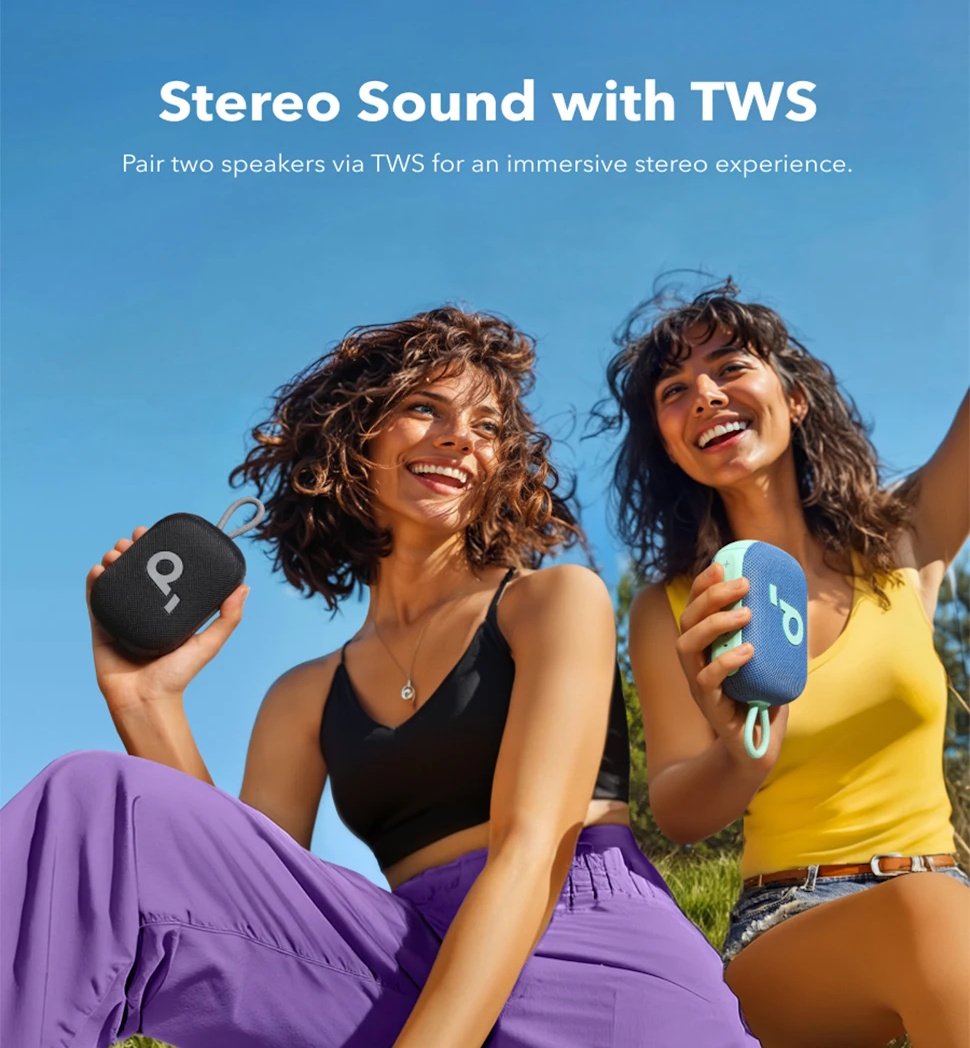 Портативная колонка Anker Soundcore Select 4 Go Black 5W BassUp IP67 20 часов, фото №8