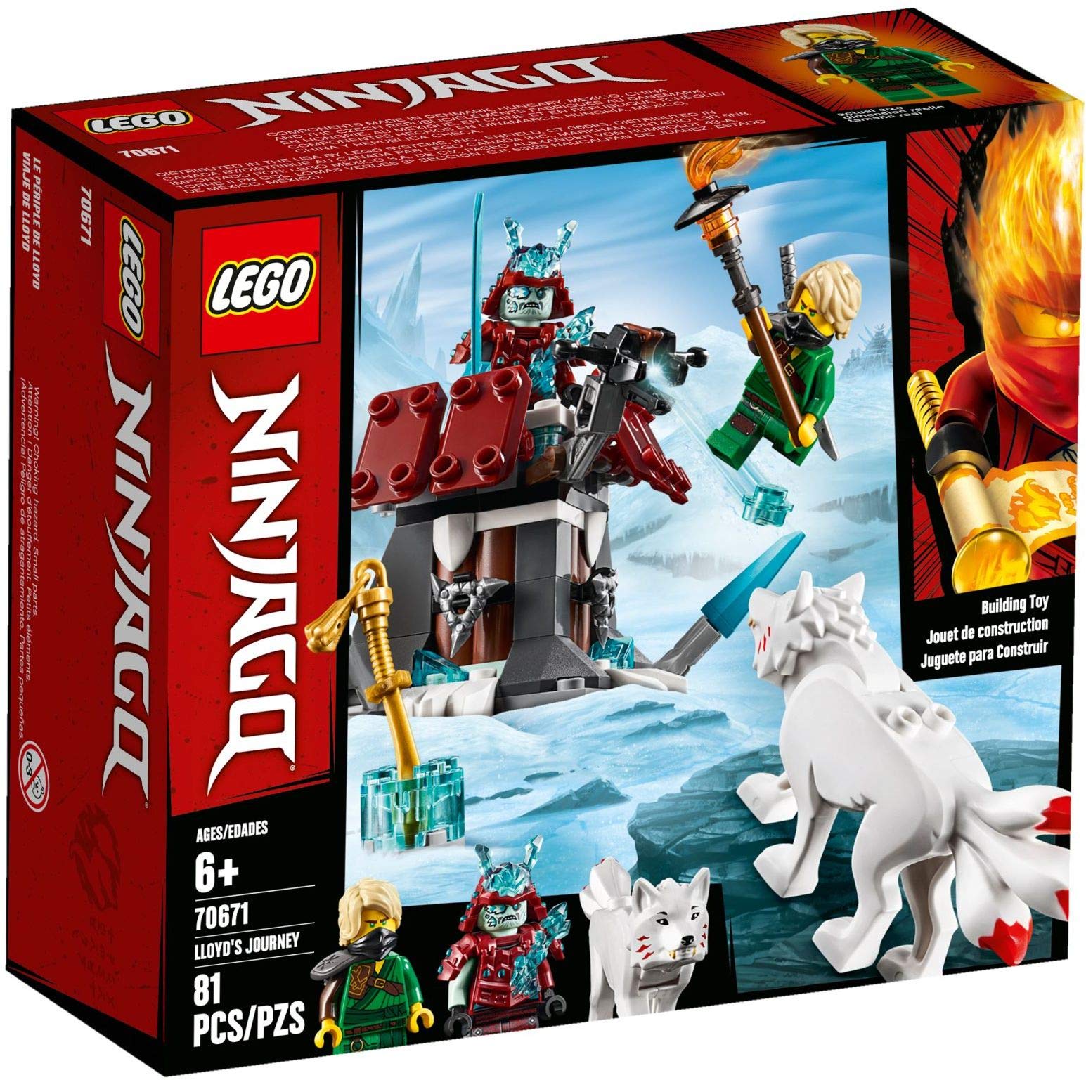Конструктор Lego Ninjago 70671 Нападение ледяного самурая, фото №5