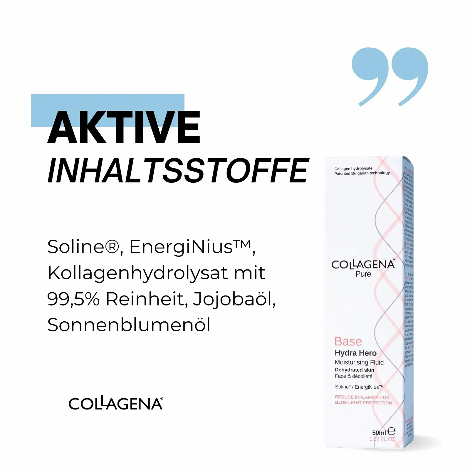 Крем-флюїд Collagena Pure Hydra Hero зволожувальний із захистом від синього світла, фото №4 Крем-флюїд Collagena Pure Hydra Hero зволожувальний із захистом від синього світла, фото №4