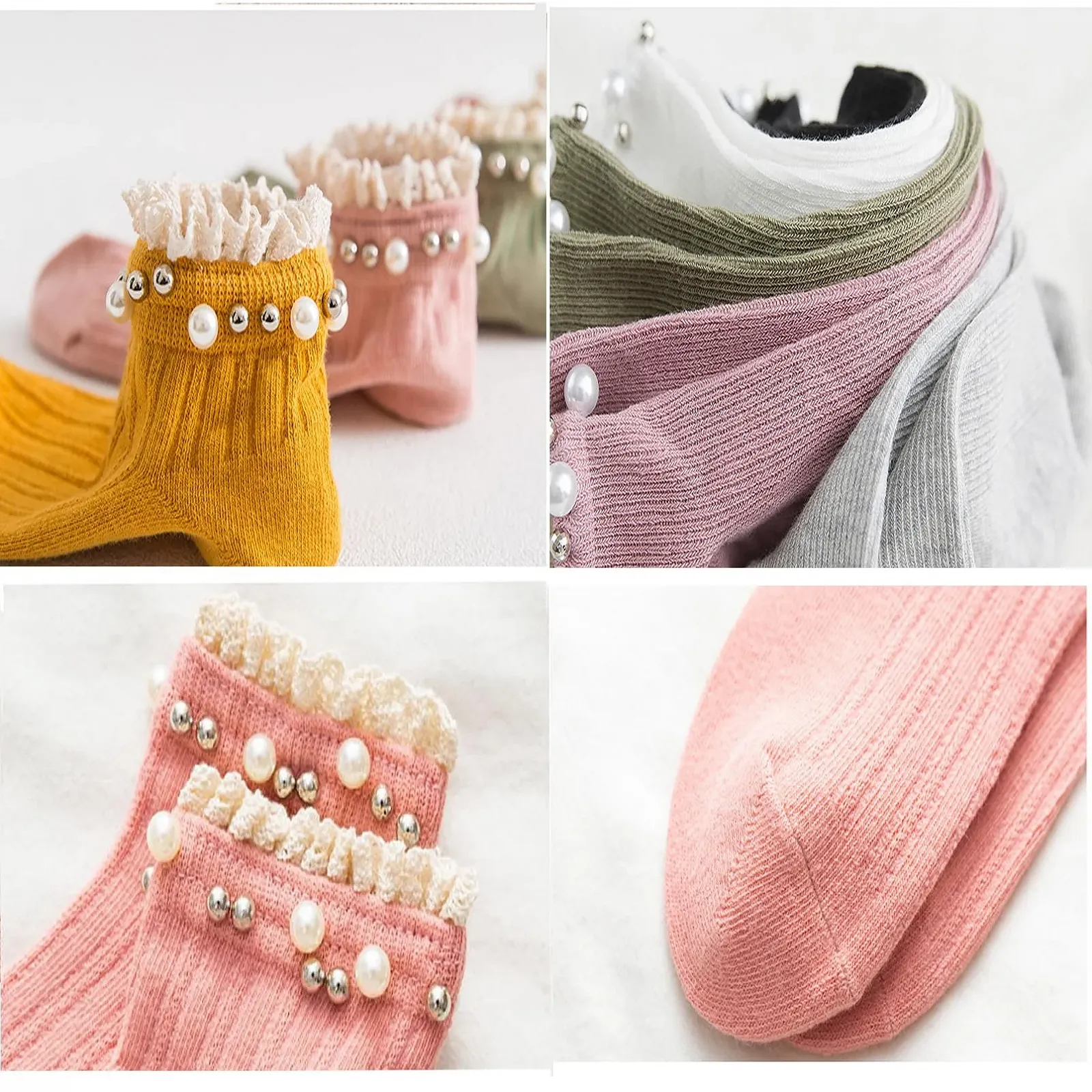 Жіночі шкарпетки Бавовна 35-38 Короткі шкарпетки, 6 пар, фото №5