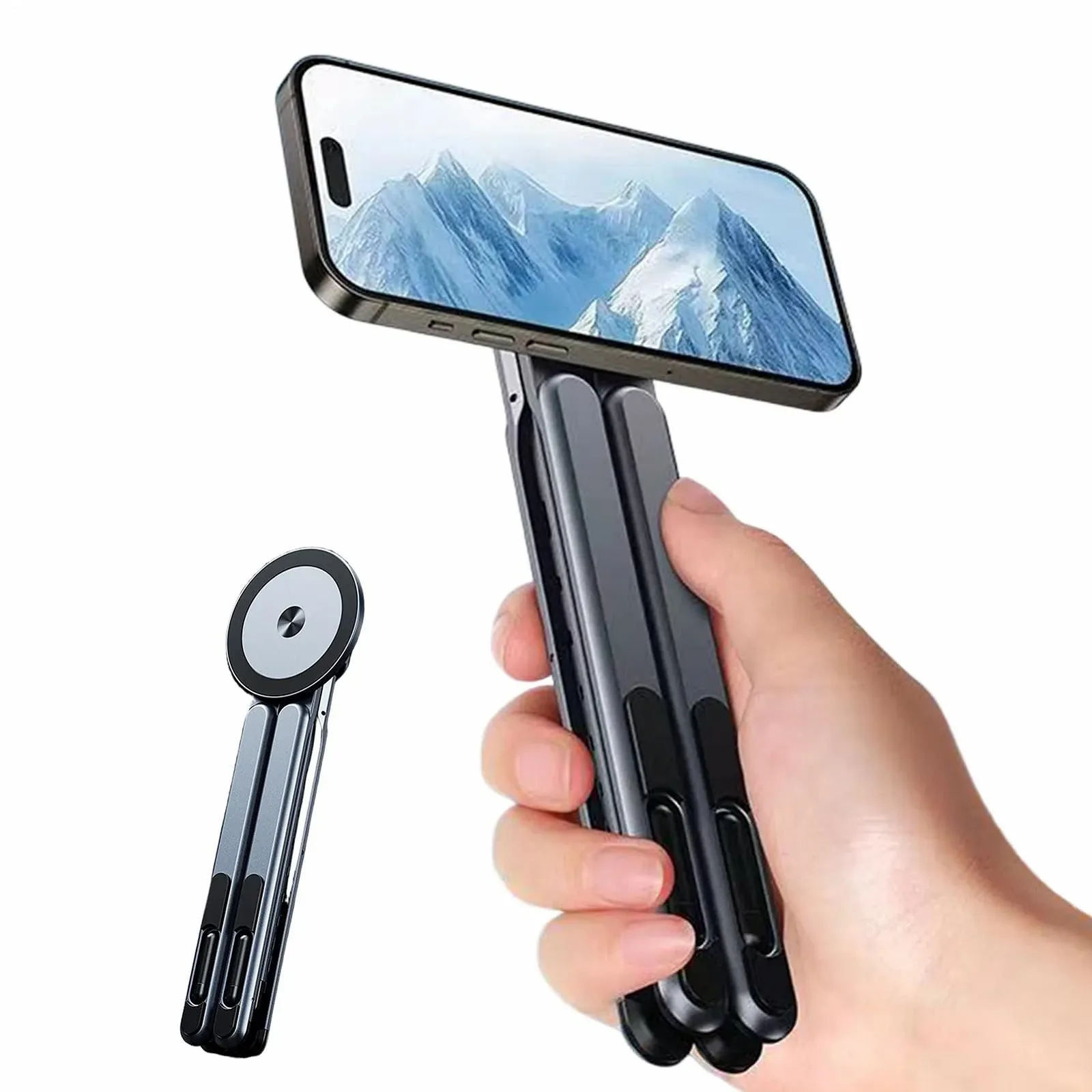 Подставка для планшета Магнитная алюминиевая для ноутбука и планшета со штативом, магнитная подставка для смартфона для путешествий, офиса, дома, фото №1 Подставка для планшета Магнитная алюминиевая для ноутбука и планшета со штативом, магнитная подставка для смартфона для путешествий, офиса, дома, фото №1