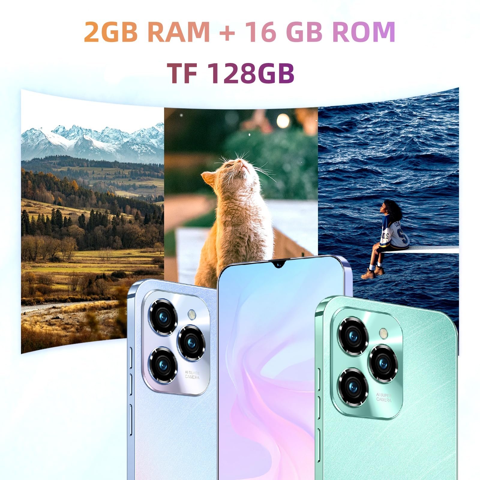 Смартфон 6.3" 2/16GB 4G LTE Dual SIM Deep Black, фото №6