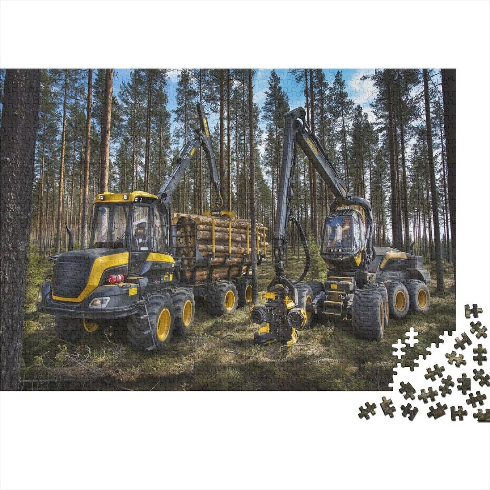Пазл Трактор 1000 деталей 70 x 50 см, фото №2 Пазл Трактор 1000 деталей 70 x 50 см, фото №2