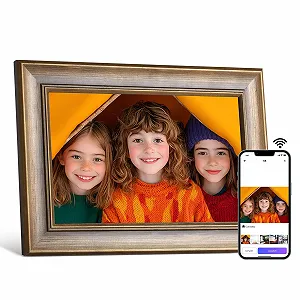 Цифровая фоторамка 10 дюймов WiFi 16 GB 1280 x 800 IPS Дерево - Фото 1