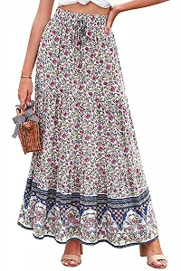 Спідниця максі NBBNYJ Жіноча літня на запах, довга - Фото 1