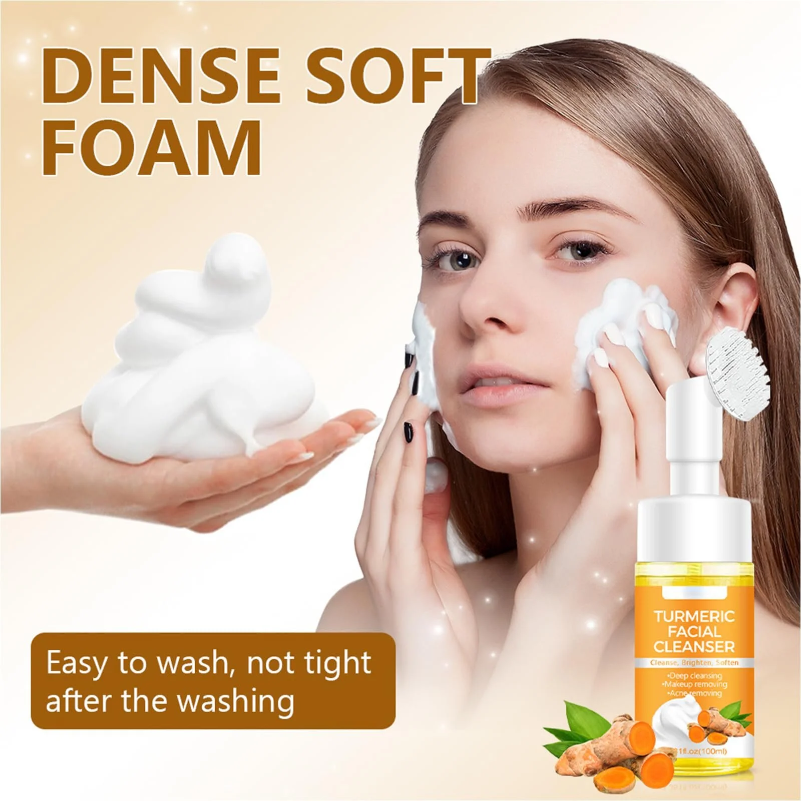 Очищающее средство для лица Куркума, 100 мл, крем, фото №6