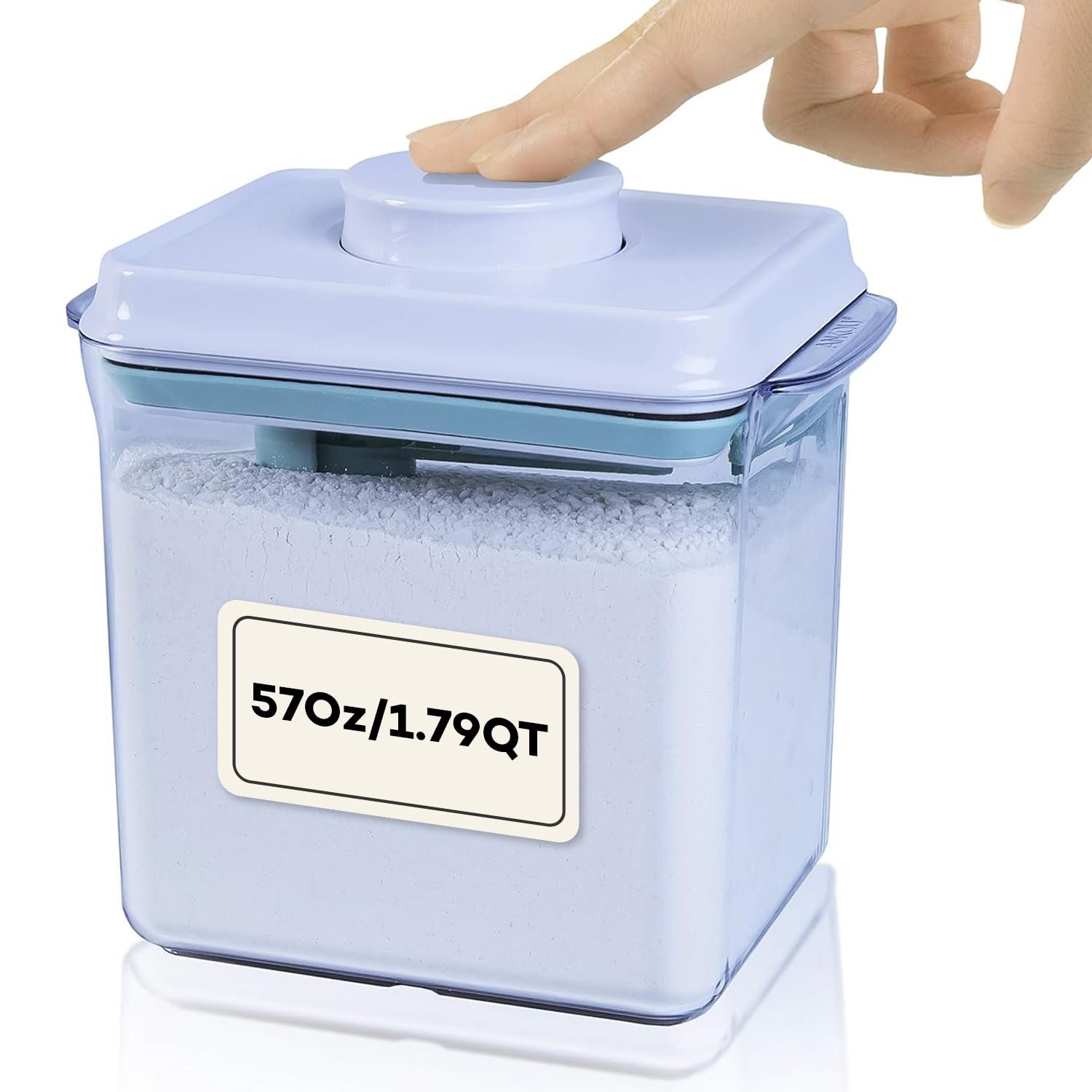 Ємність для зберігання BopTop 1700 мл герметичний з механічним ущільнювачем BPA-Free Прозорий, фото №1 Ємність для зберігання BopTop 1700 мл герметичний з механічним ущільнювачем BPA-Free Прозорий, фото №1
