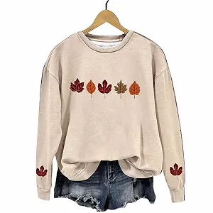 Женский Свитшот 2025 Праздничный Клен synthetic.ua - Фото 1