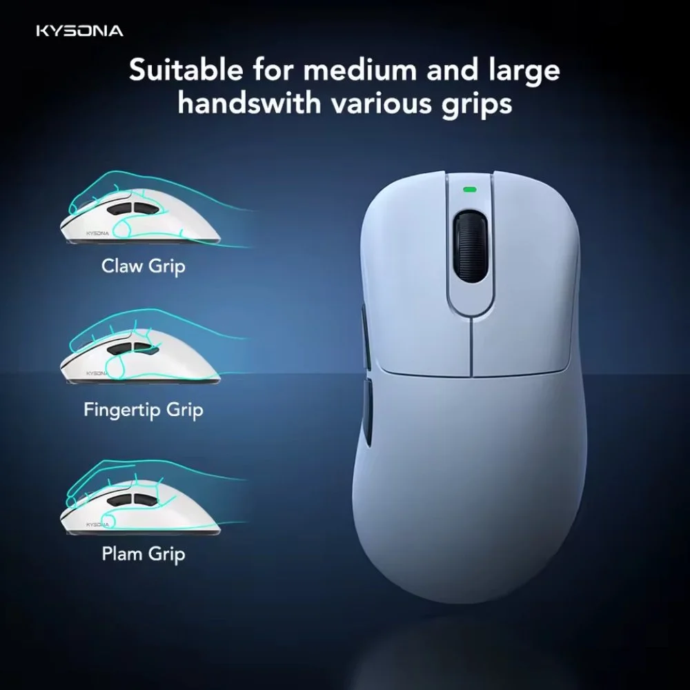 Ігрова мишка KYSONA Mars SE Black PAW3311 24000DPI 1000Гц, фото №10