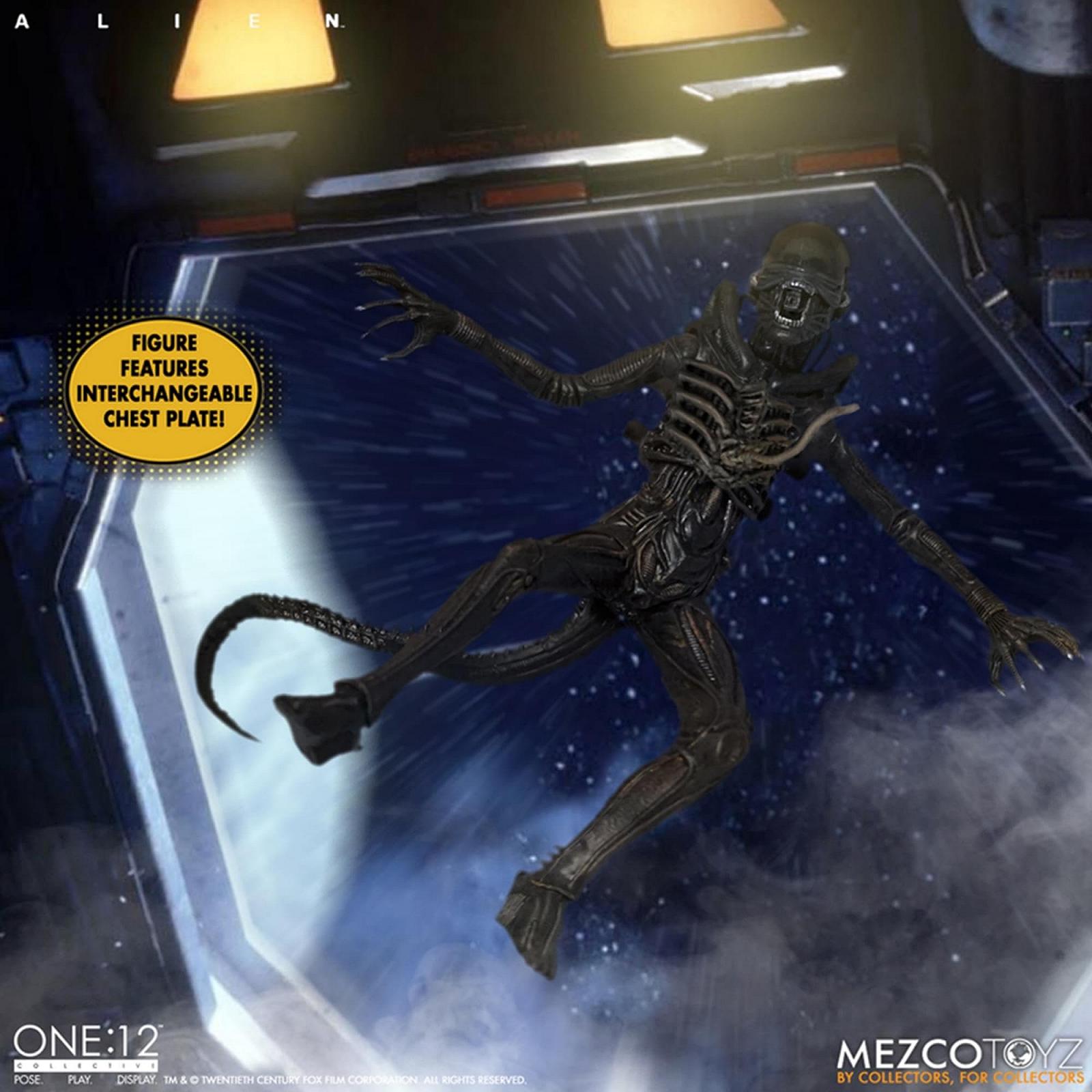 Фігурка Mezco Alien One:12 Collective Deluxe, різнокольорова, 100% пластик, фото №8