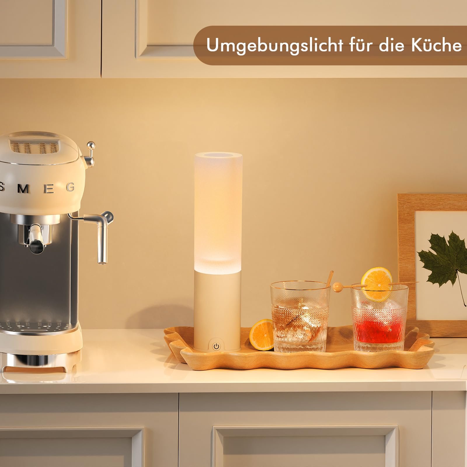 Настільна лампа EppieBasic LED Бездротова 5400 мАг USB-C RGB Білий, фото №5