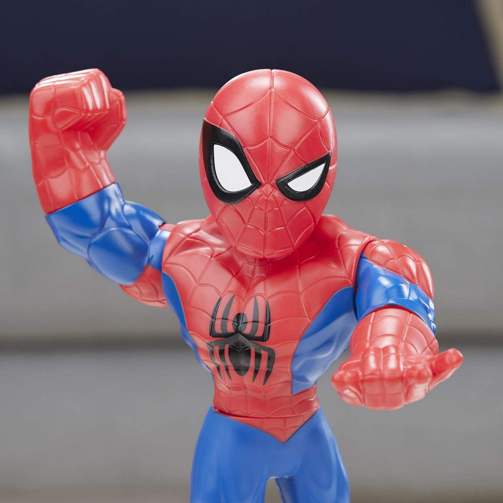 Фігурка Hasbro Playskool Heroes Marvel Super Hero Adventures Mega Mighties Spider-Man, 25 см, фото №4