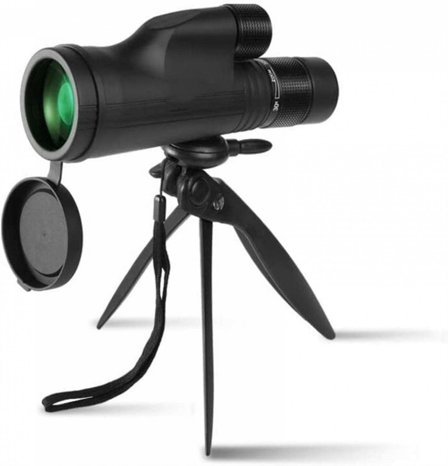 Монокуляр NOALED Zoom 10-30X50 с держателем для смартфона и настольным штативом водонепроницаемый HD черный, фото №1 Монокуляр NOALED Zoom 10-30X50 с держателем для смартфона и настольным штативом водонепроницаемый HD черный, фото №1