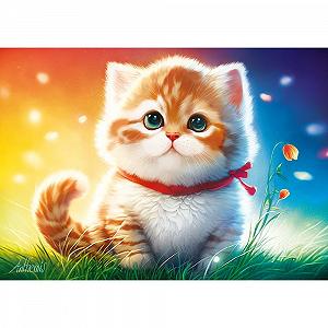 Пазл Trefl Prime UFT Cuteness Overload: Charming Kitten 500 элементов synthetic.ua - Фото 1