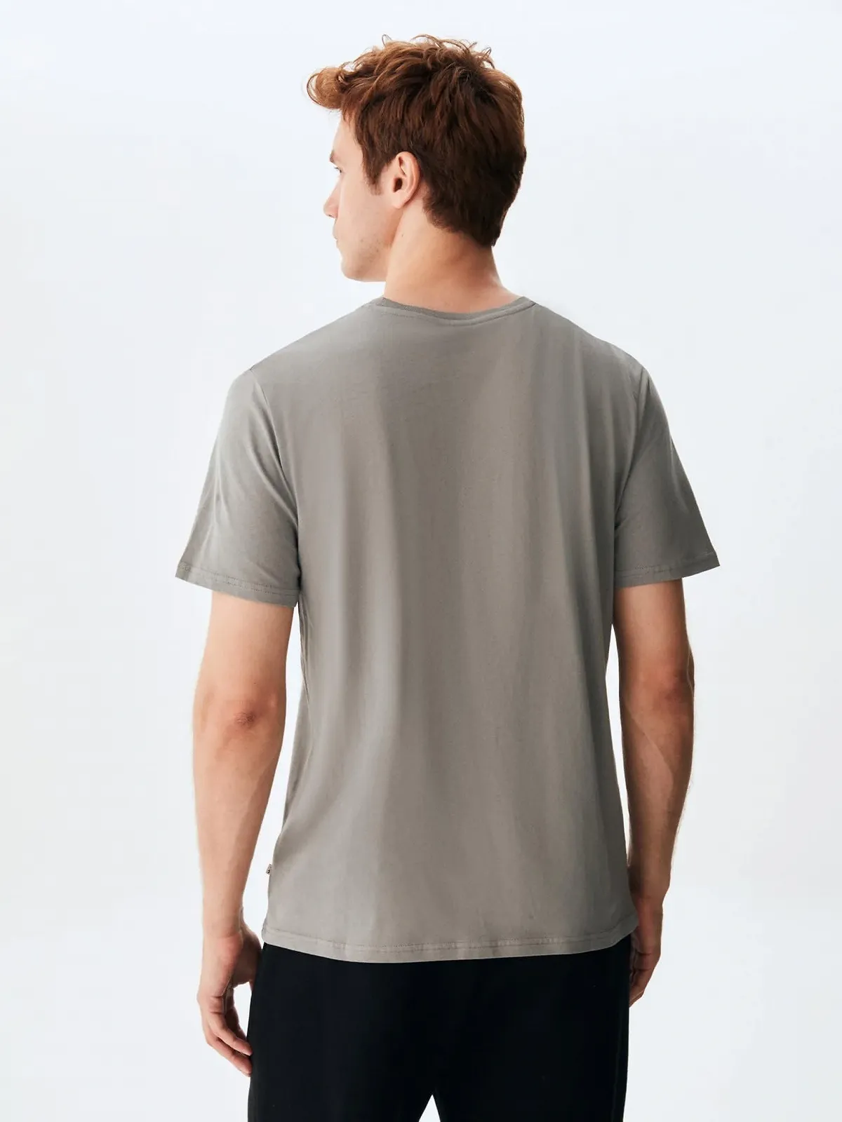 Футболка LTB Manara regular fit - Чоловіча футболка Звичайна бавовна круглий виріз - Сірий розмір M, фото №4