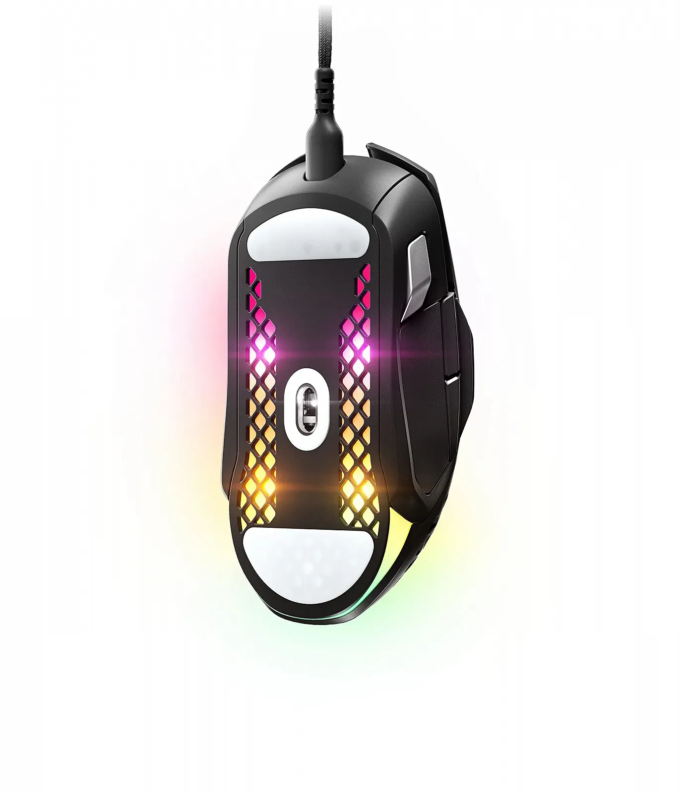 Мышь игровая SteelSeries Aerox 5 RGB, с отверстиями в поверхности, сверхлегкая, водоотталкивающая, оптический датчик TrueMove Air 18000 DPI, фото №6