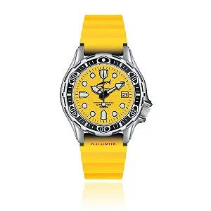 Дайверские часы автоматические CHRIS BENZ Deep 500M, Желтый Doctorfish, Желтый/Желтый, Браслет - Фото 1