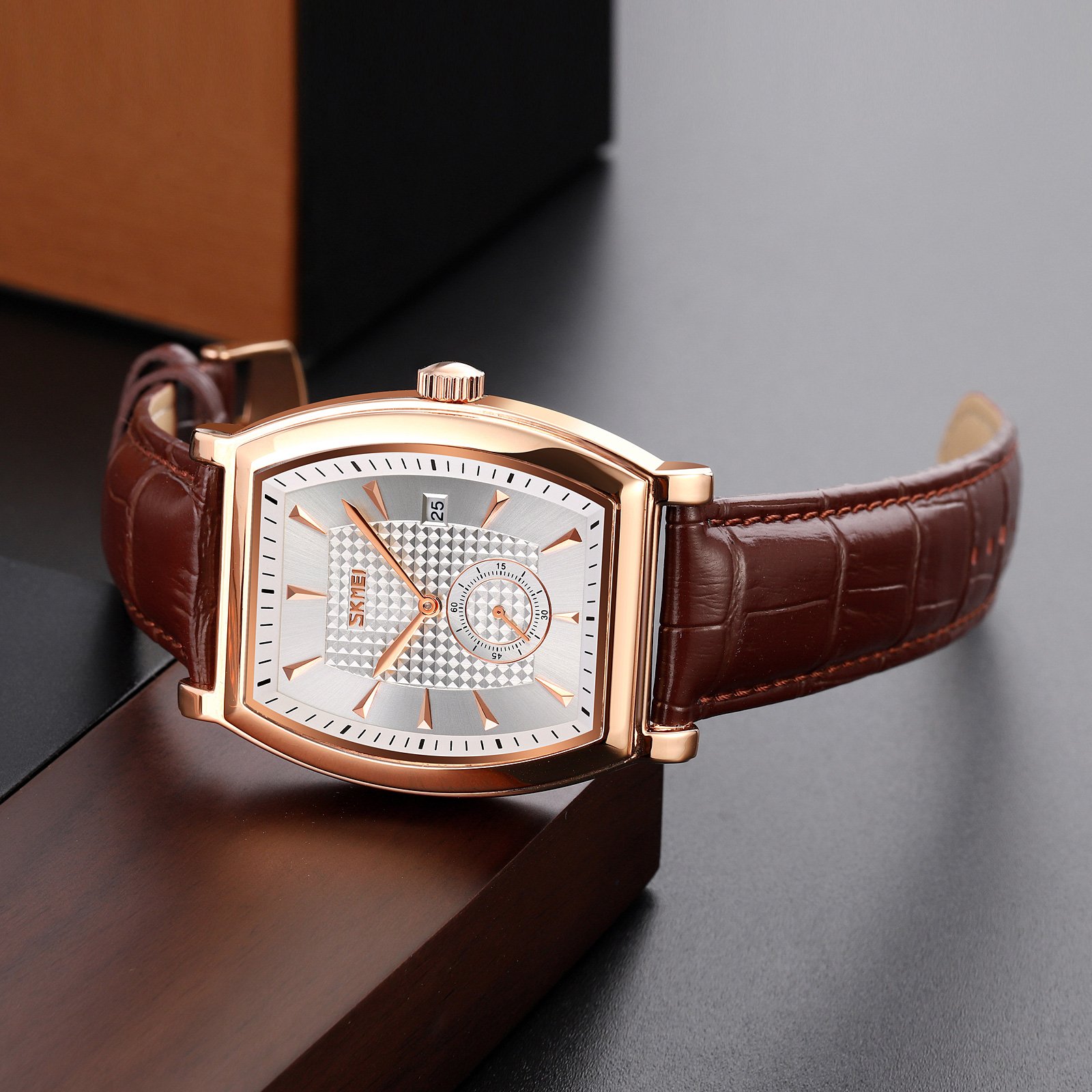Годинник Skmei 9306RGSI Rose Gold-Silver, фото №3