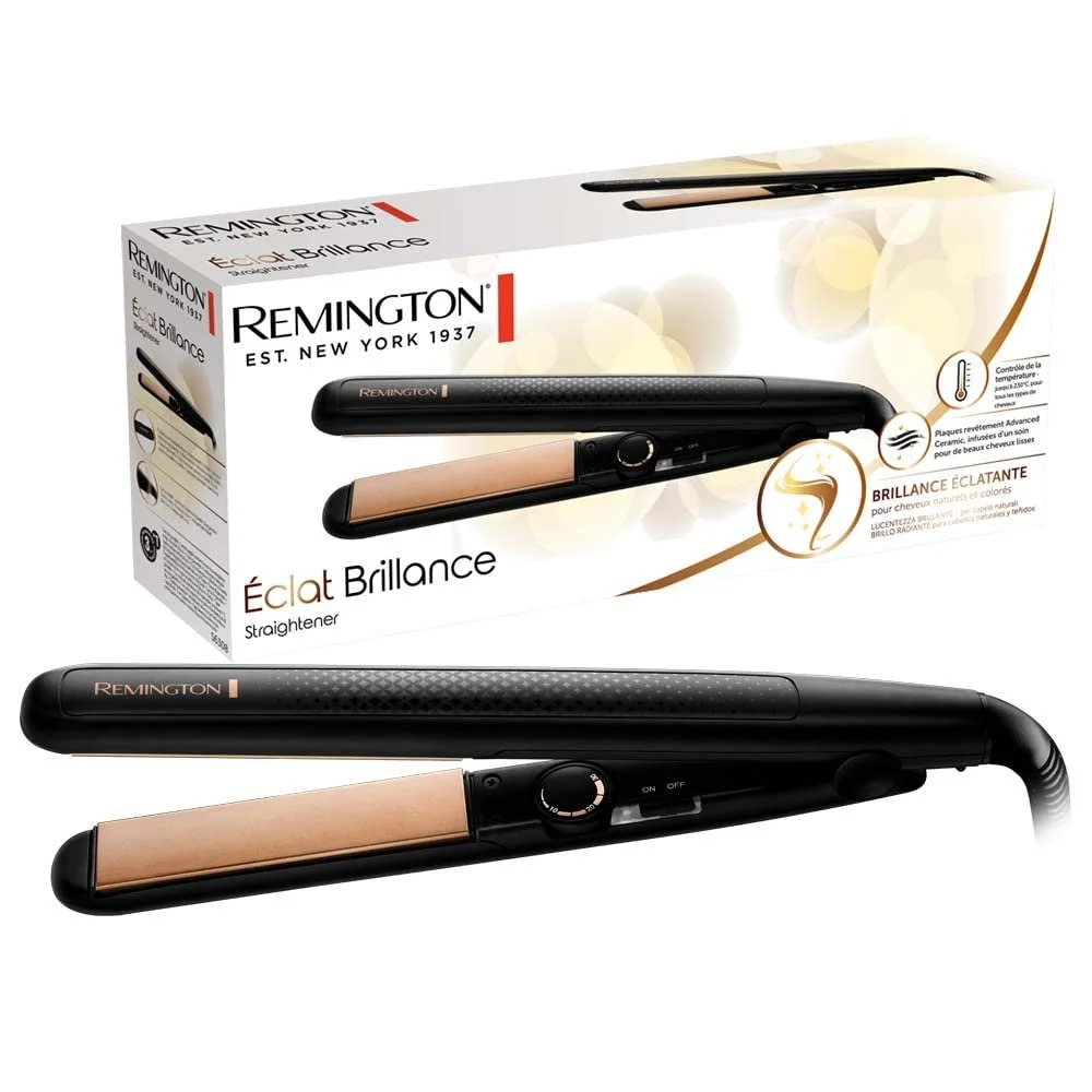 Выпрямитель для волос Remington Care for Shine & Soft Shine S6308 керамический 150-230°C с вращающимся кабелем, фото №1