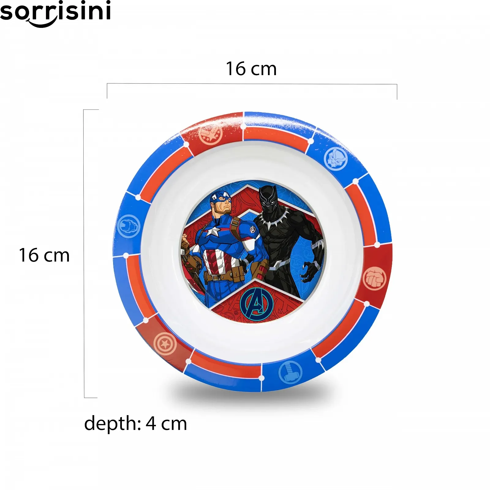 Набор детской посуды Sorrisini Hulk Тарелка Миска Чашка 350 мл, фото №4 Набор детской посуды Sorrisini Hulk Тарелка Миска Чашка 350 мл, фото №4