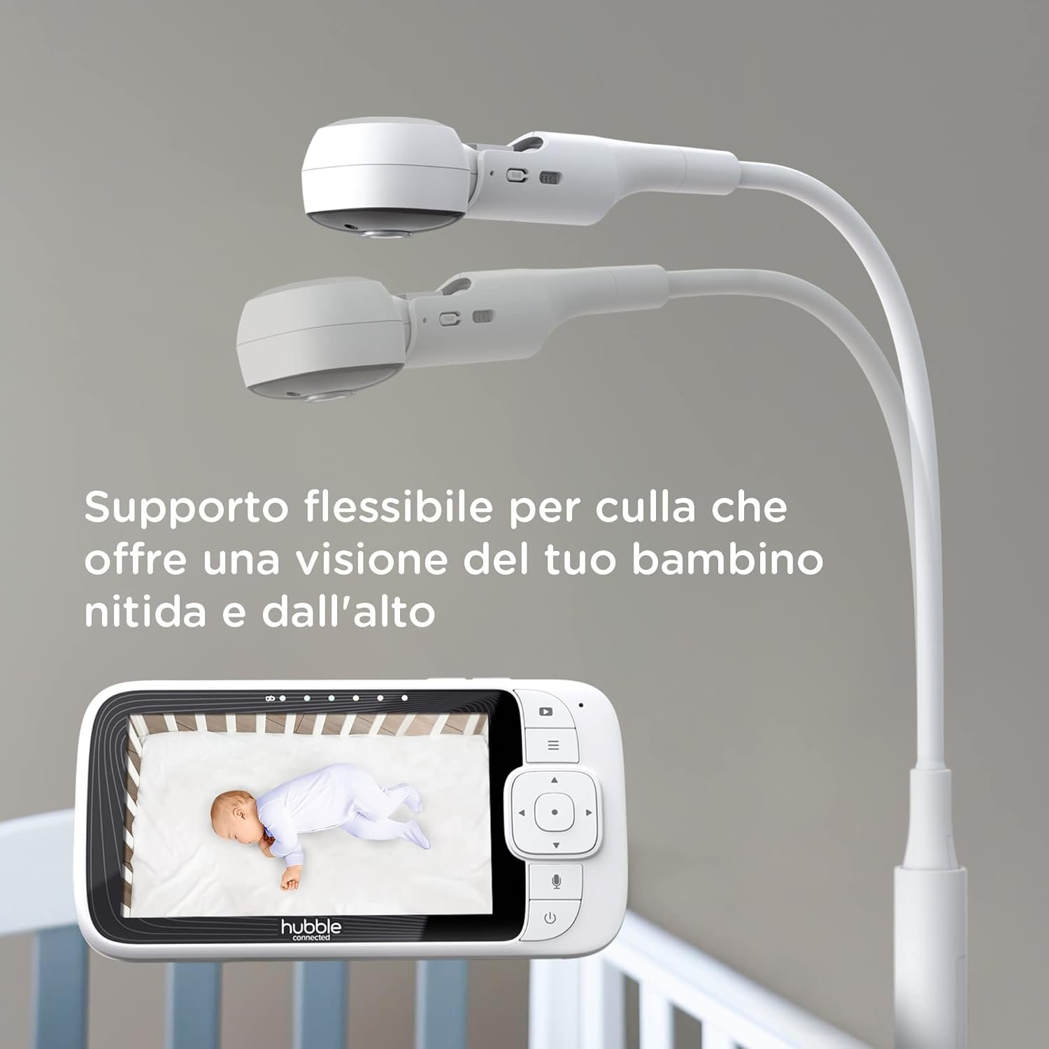 Радионяня Hubble connected ‎4412-WHEU-01 Белая, фото №4