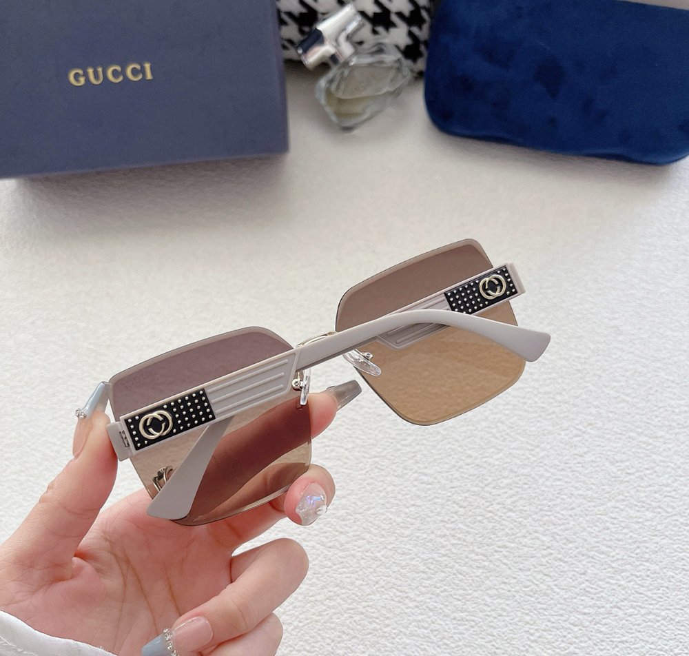 Жіночі окуляри від сонця Gucci коричневі стильні, фото №3 Жіночі окуляри від сонця Gucci коричневі стильні, фото №3