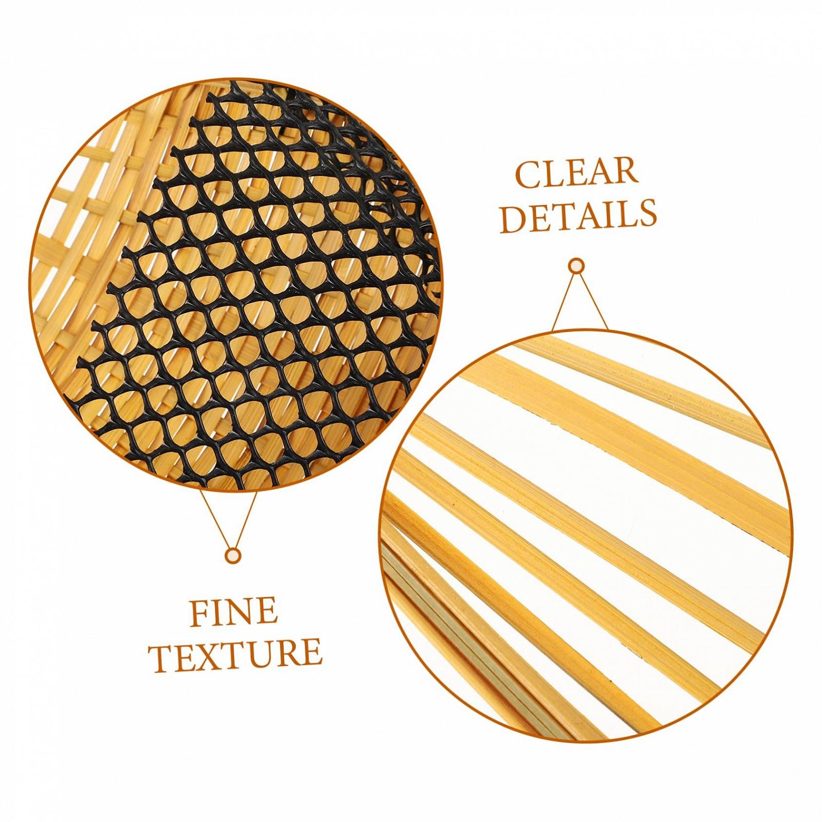 Підвісні кошики для орхідей Mipcase 4 шт бамбукові в стилі пташине гніздо, фото №3