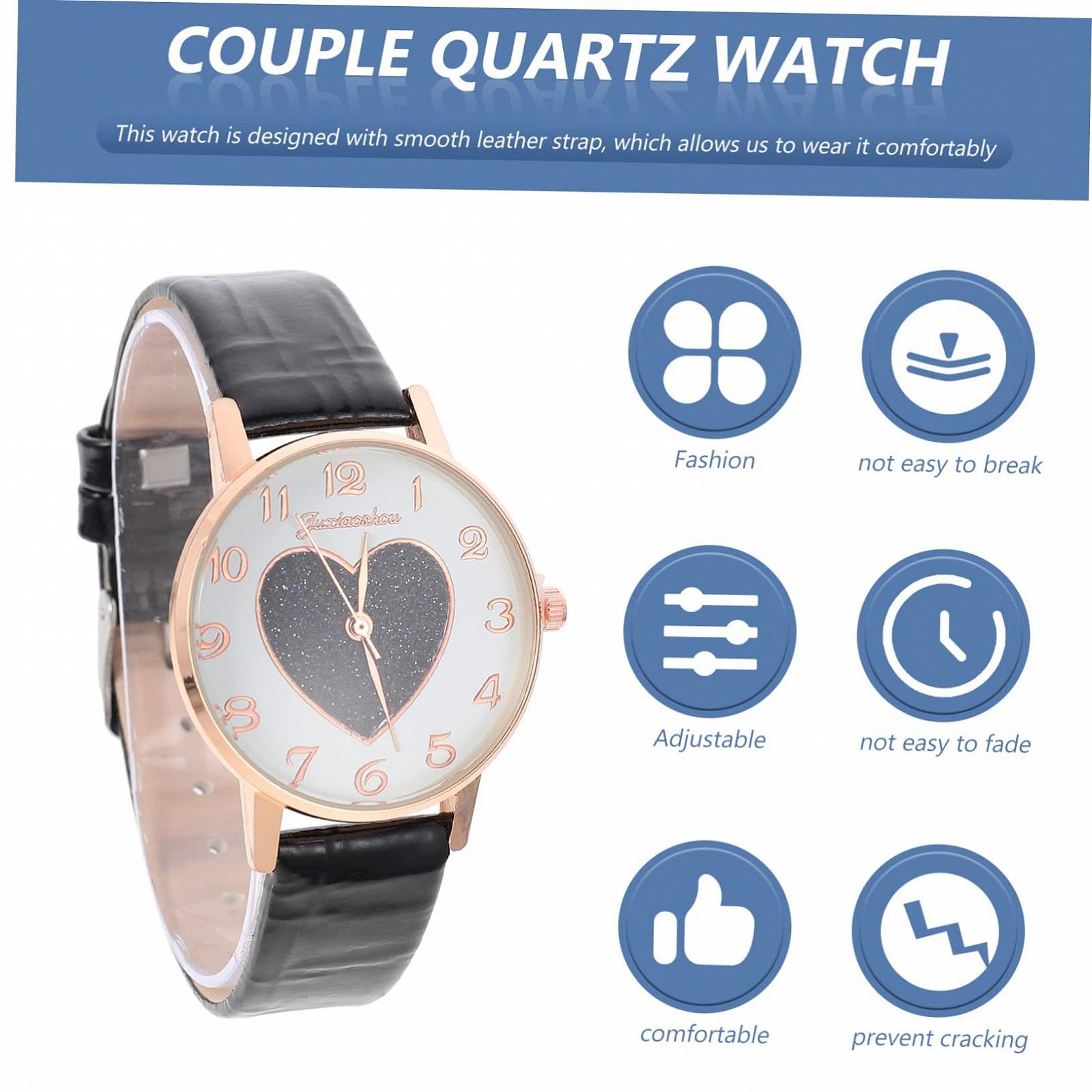 Часы VALICLUD Портативный реквизит Ореховая Пластина Черный Поднос Подносы Овальные Наклейки Наручные часы Браслет Наклейка Дисплей Четыре Синий Реквизит Искусство Настольный столик Сиденье Черная Кожа, фото №3