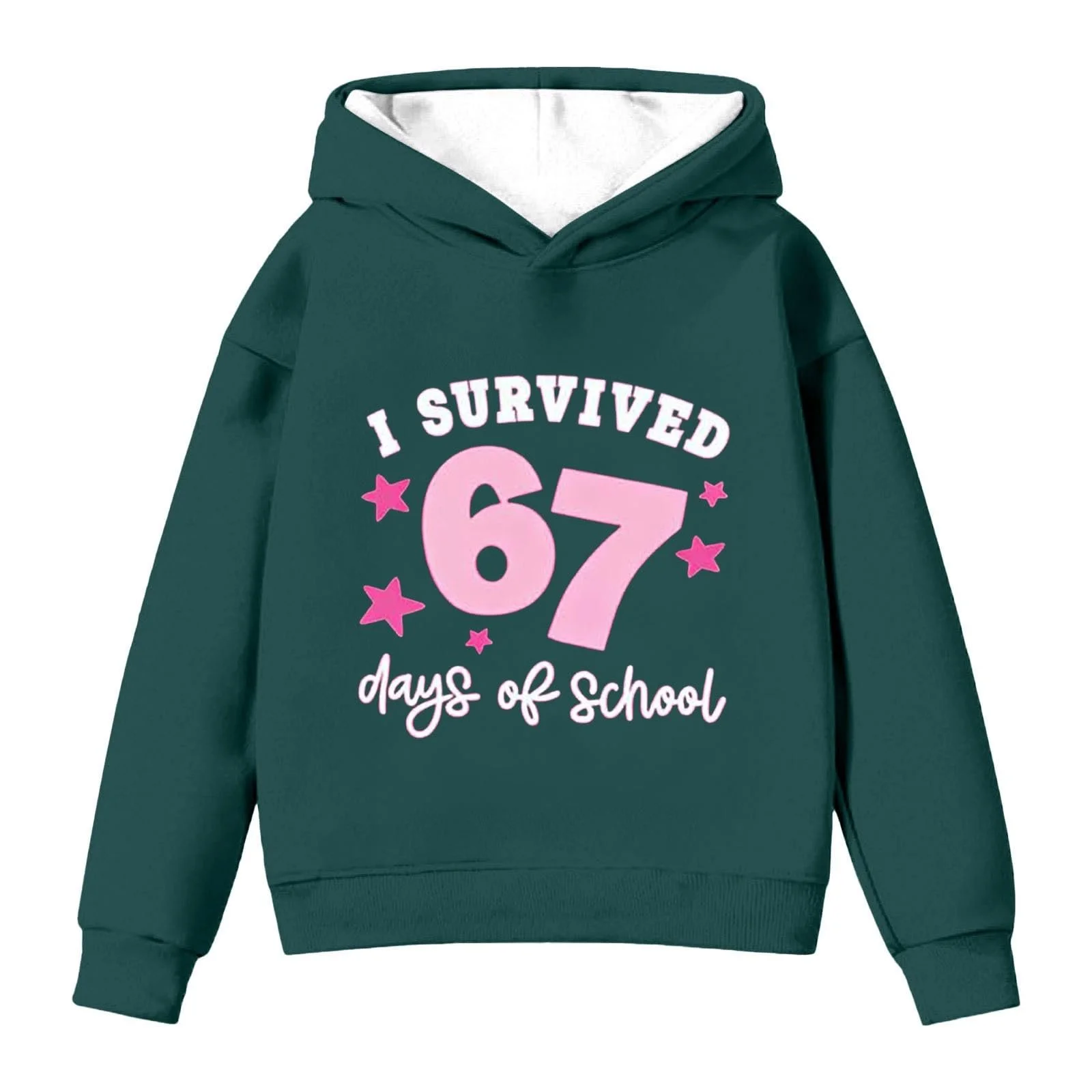 Худи Детский Девочки Свитшот Толстовка с капюшоном для мальчиков Флис Теплый Дышащий С графикой Мягкий Удобный Повседневный Модный Куртка Для школы И игры Кофта с длинными рукавами, фото №6