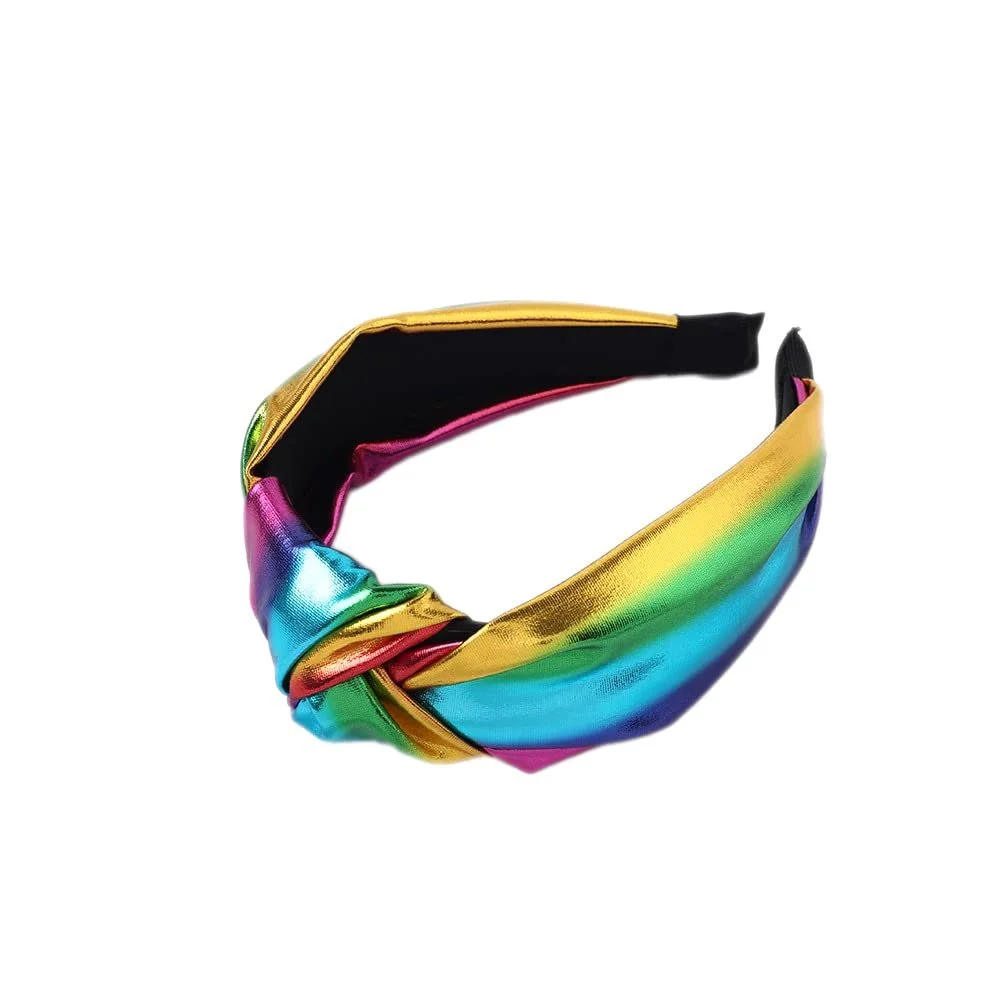 Жіночий обруч для волосся Luminous PU Однотонний, фото №1