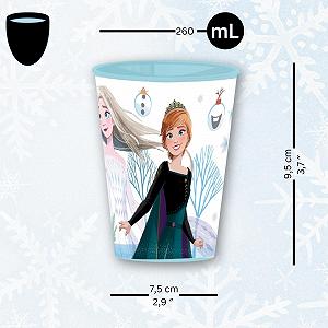 Набір дитячих чашок Stor Frozen, 2 шт. - Пластикові чашки 260 мл з Анною та Ельзою synthetic.ua - Фото 1