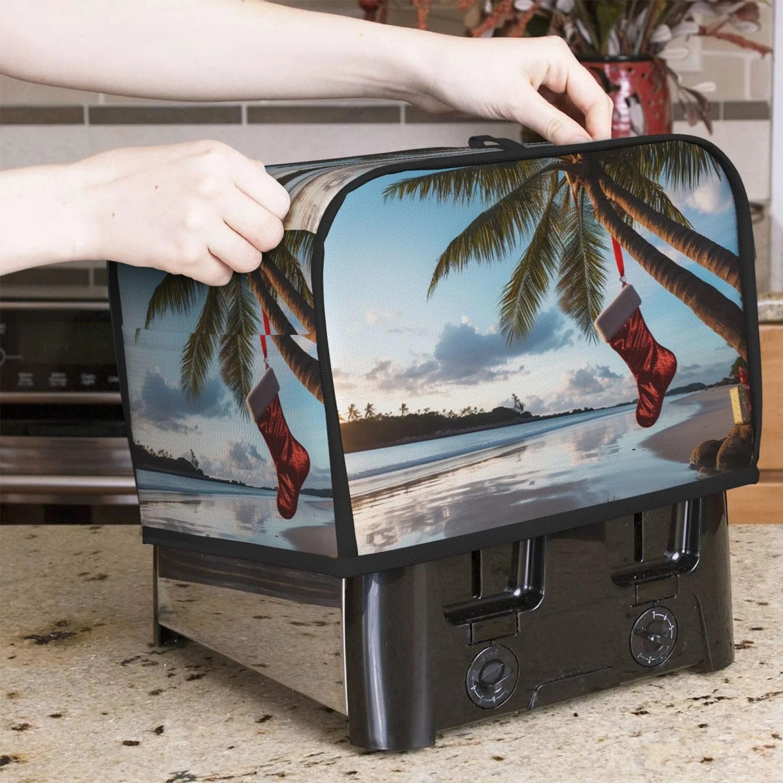 Чохол для тостера на 2 скибочки Universal Brand Series Model Різдвяна пальма, фото №7 Чохол для тостера на 2 скибочки Universal Brand Series Model Різдвяна пальма, фото №7