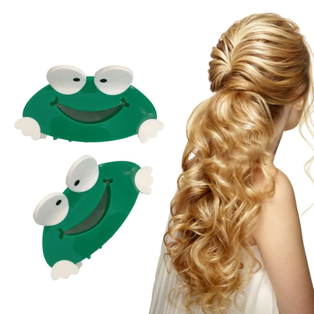 Заколка для волос Yjcnelcr Мультяшные лягушки, фото №2 Заколка для волос Yjcnelcr Мультяшные лягушки, фото №2