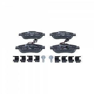 Комплект гальмівних колодок дискових ATE 13.0460-3846.2 для FIAT FORD передня вісь - Фото 1