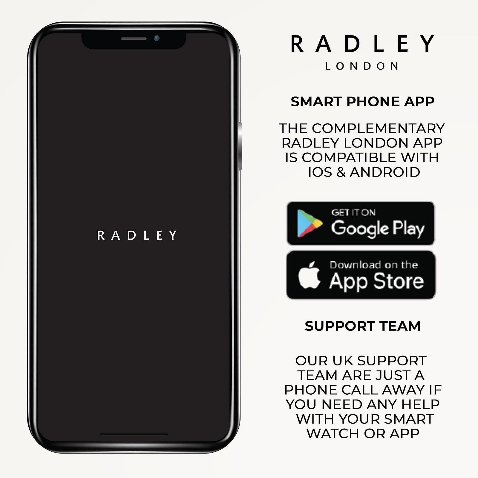 Годинник жіночий цифровий RADLEY RYS08-2084 Чорний ремінець, фото №5