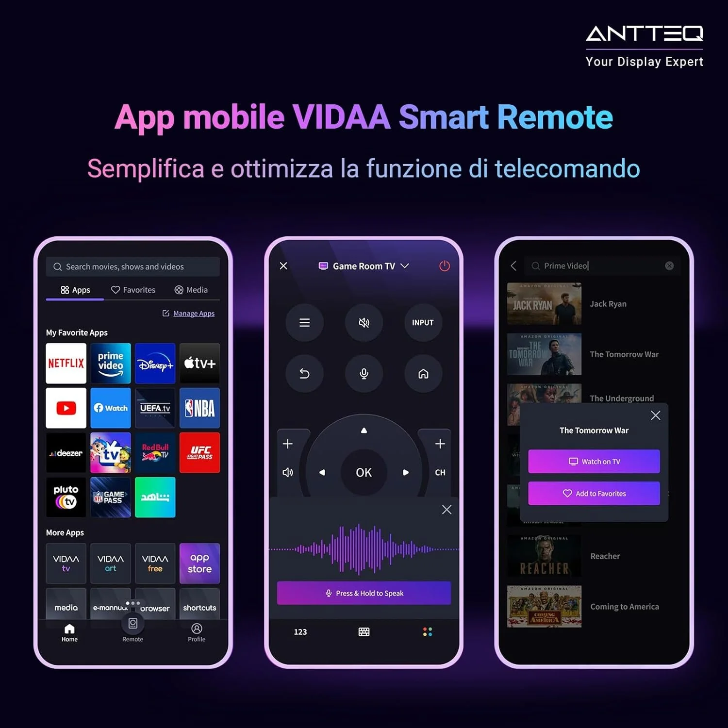 Телевизор 24" Antteq AV24H3 / HD / 60 Гц / VA / Smart TV / Wi-Fi / T2, фото №3