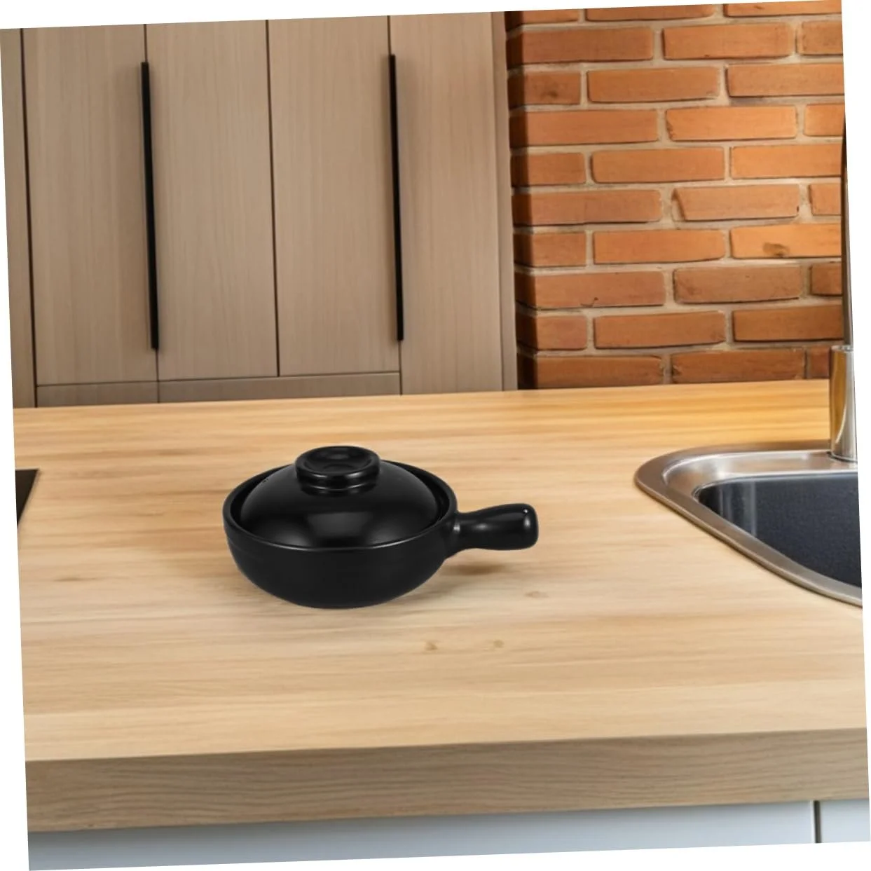 Кастрюля-рисоварка Donabe японская глиняная для газовой плиты, фото №6