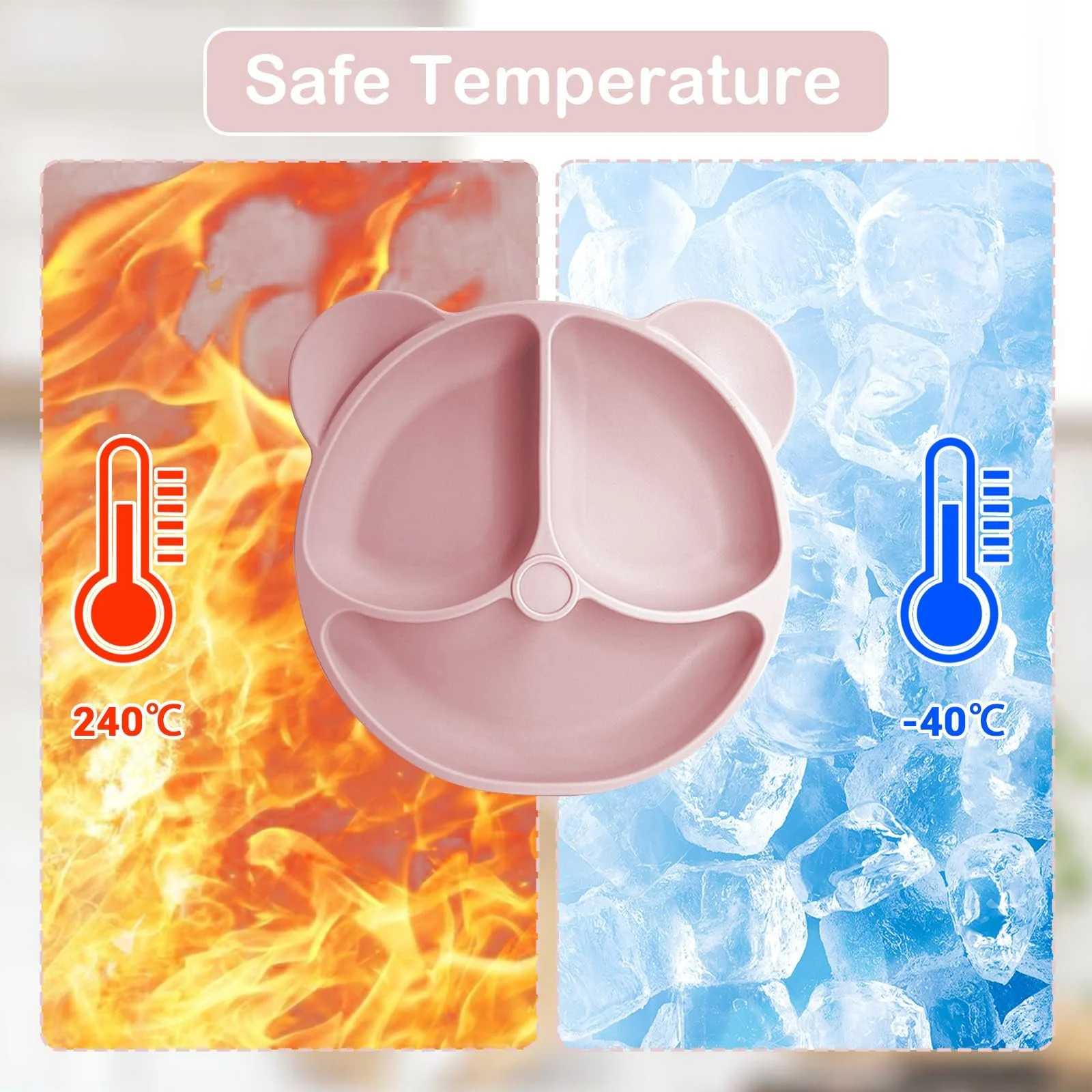 Набір дитячого посуду Bizcasa силіконовий 9 предметів, фото №6 Набір дитячого посуду Bizcasa силіконовий 9 предметів, фото №6