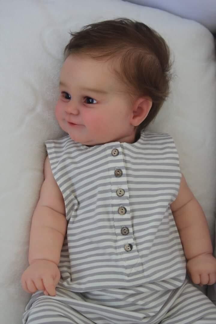 Кукла Anano Reborn Lifelike 60 см Открытые Глаза Мягкое Тканевое Тело, фото №5