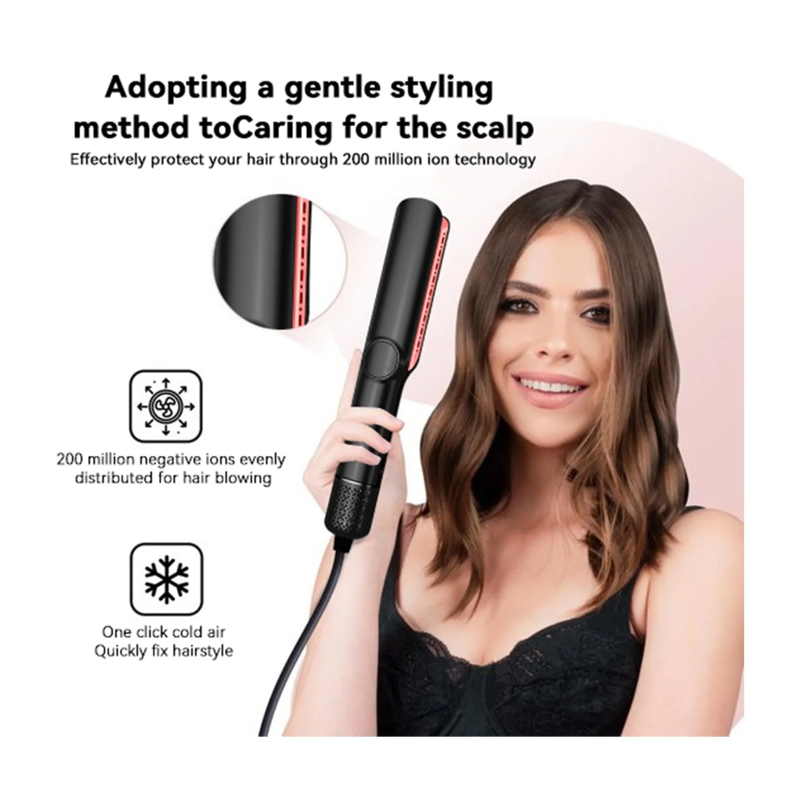 Воздушный ионный выпрямитель UMIGA Professional Airstyler 80°C - 160°C, фото №6 Воздушный ионный выпрямитель UMIGA Professional Airstyler 80°C - 160°C, фото №6