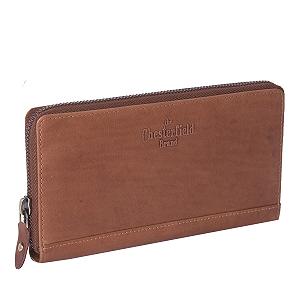 Кошелек The Chesterfield Brand Wax Pull Up Nova Кожа 19 см, Cognac - Фото 1