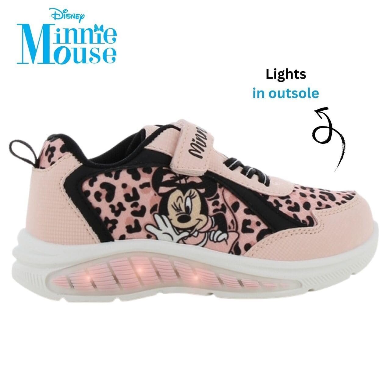 Кросівки Leomil Disney Minnie для дівчаток, дитяче з підсвічуванням, ідеально підходить для школи та дозвілля, фото №3