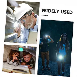 Ліхтарик Алюмінієвий сплав Компактний Водонепроникний Міцний Для екстреного використання Брелок Срібний/Чорний synthetic.ua - Фото 1