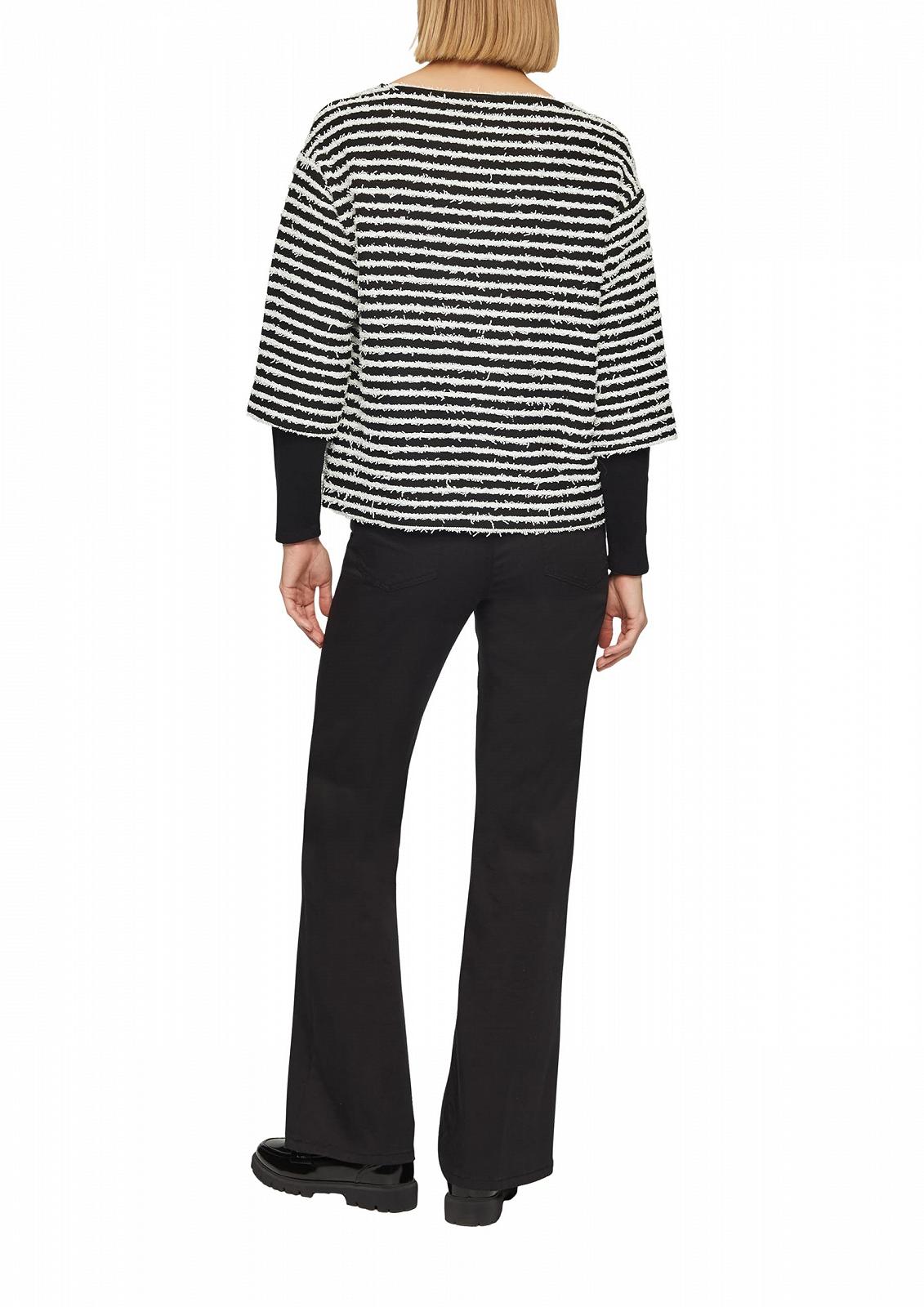 Толстовка s.Oliver BLACK LABEL Текстурированная полоска, фото №5 Толстовка s.Oliver BLACK LABEL Текстурированная полоска, фото №5