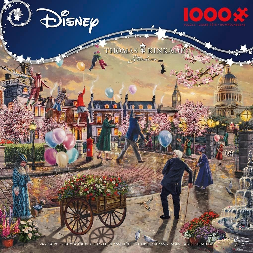 Пазл Ceaco Disney Thomas Kinkade Mary Poppins Returns 1000 деталей, фото №5 Пазл Ceaco Disney Thomas Kinkade Mary Poppins Returns 1000 деталей, фото №5