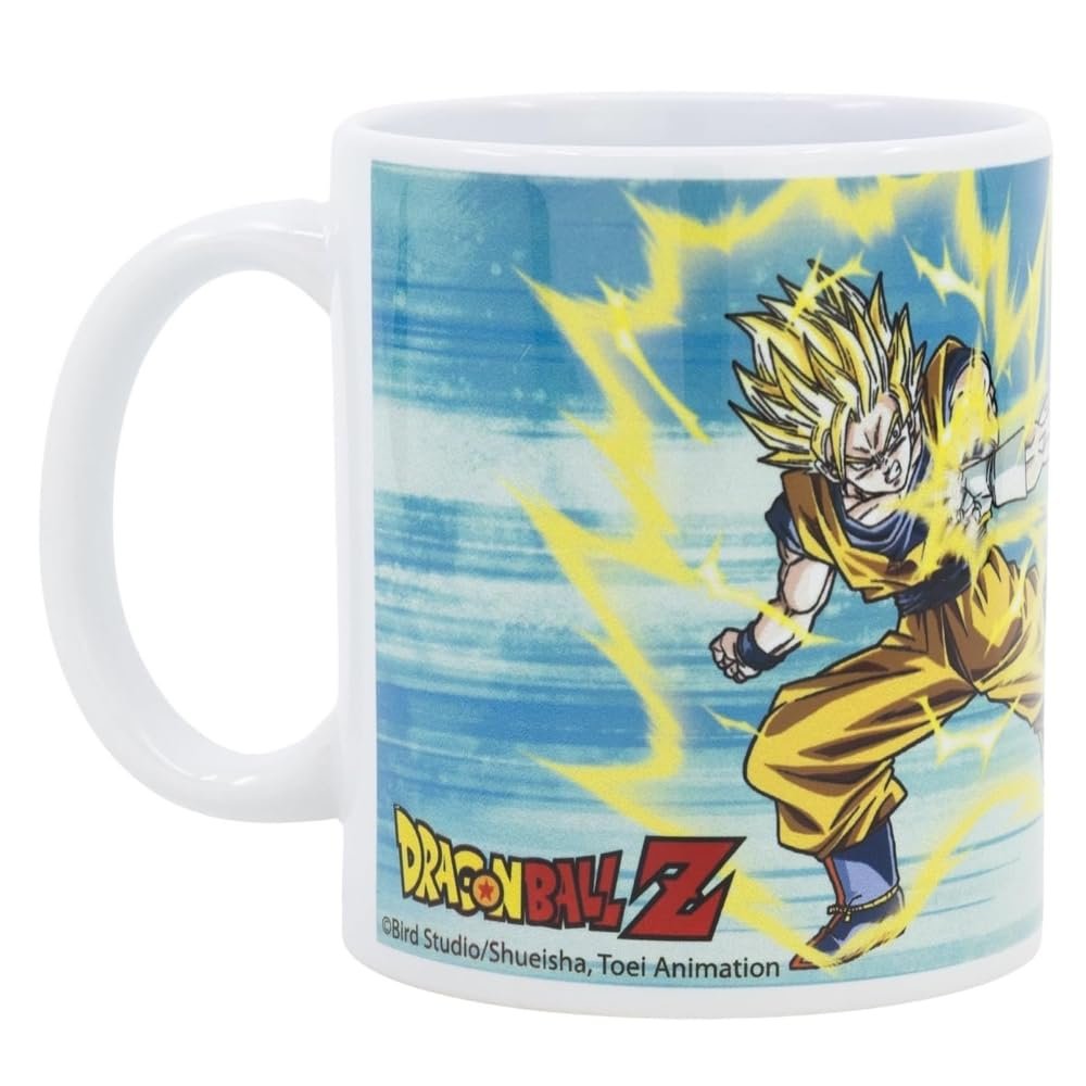 Керамическая Кружка Dragon Ball Goku & Vegeta Sublimation 330 мл для детей, фото №3