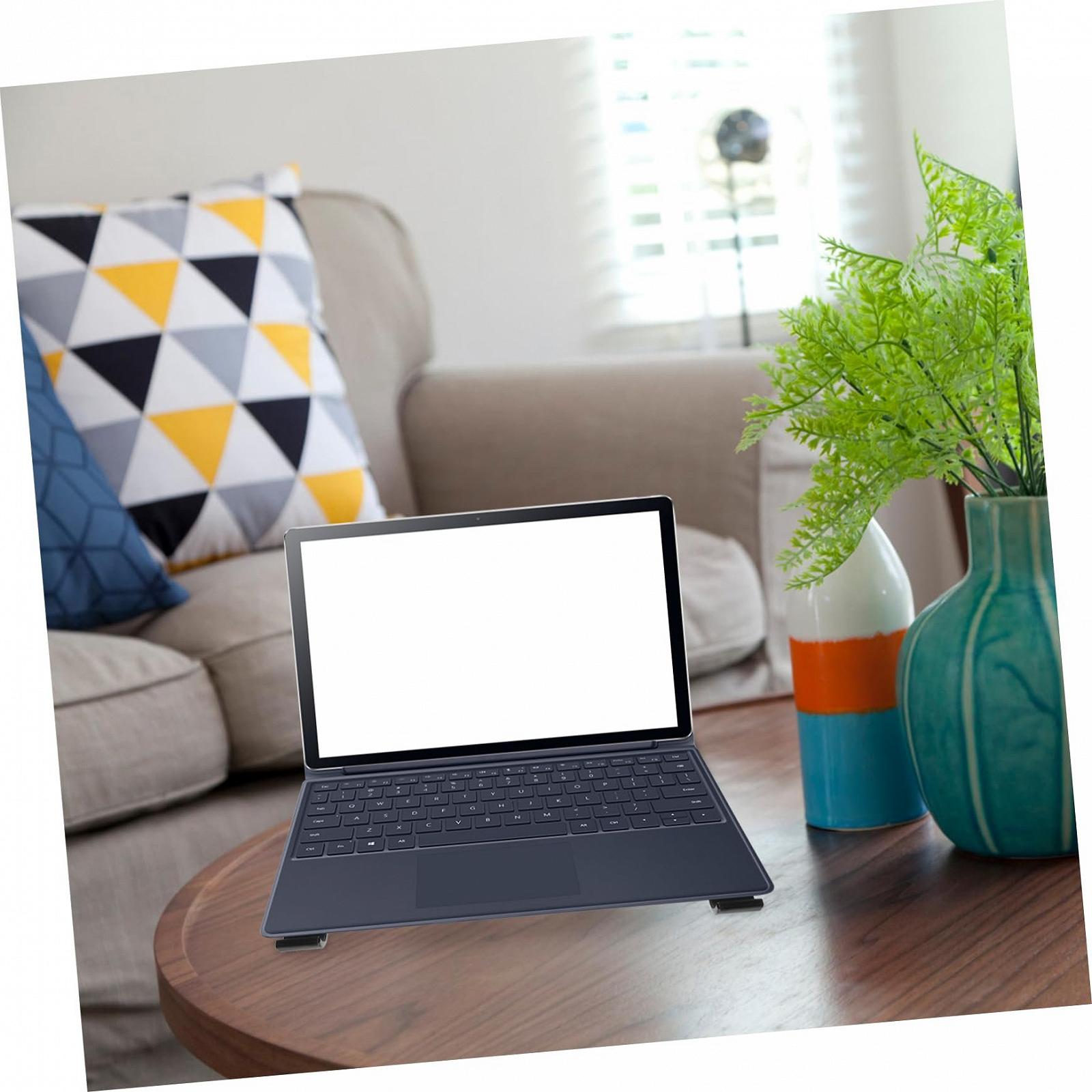 Підставка для ноутбука Sewroro для столу, портативна для ноутбука, виготовлена з міцного тримача для комп'ютера для офісу, вітальні та спальні, фото №7 Підставка для ноутбука Sewroro для столу, портативна для ноутбука, виготовлена з міцного тримача для комп'ютера для офісу, вітальні та спальні, фото №7