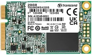 Внутренний SSD-накопитель Transcend MSA220S 128GB mSATA SATA III 3D NAND - Фото 1