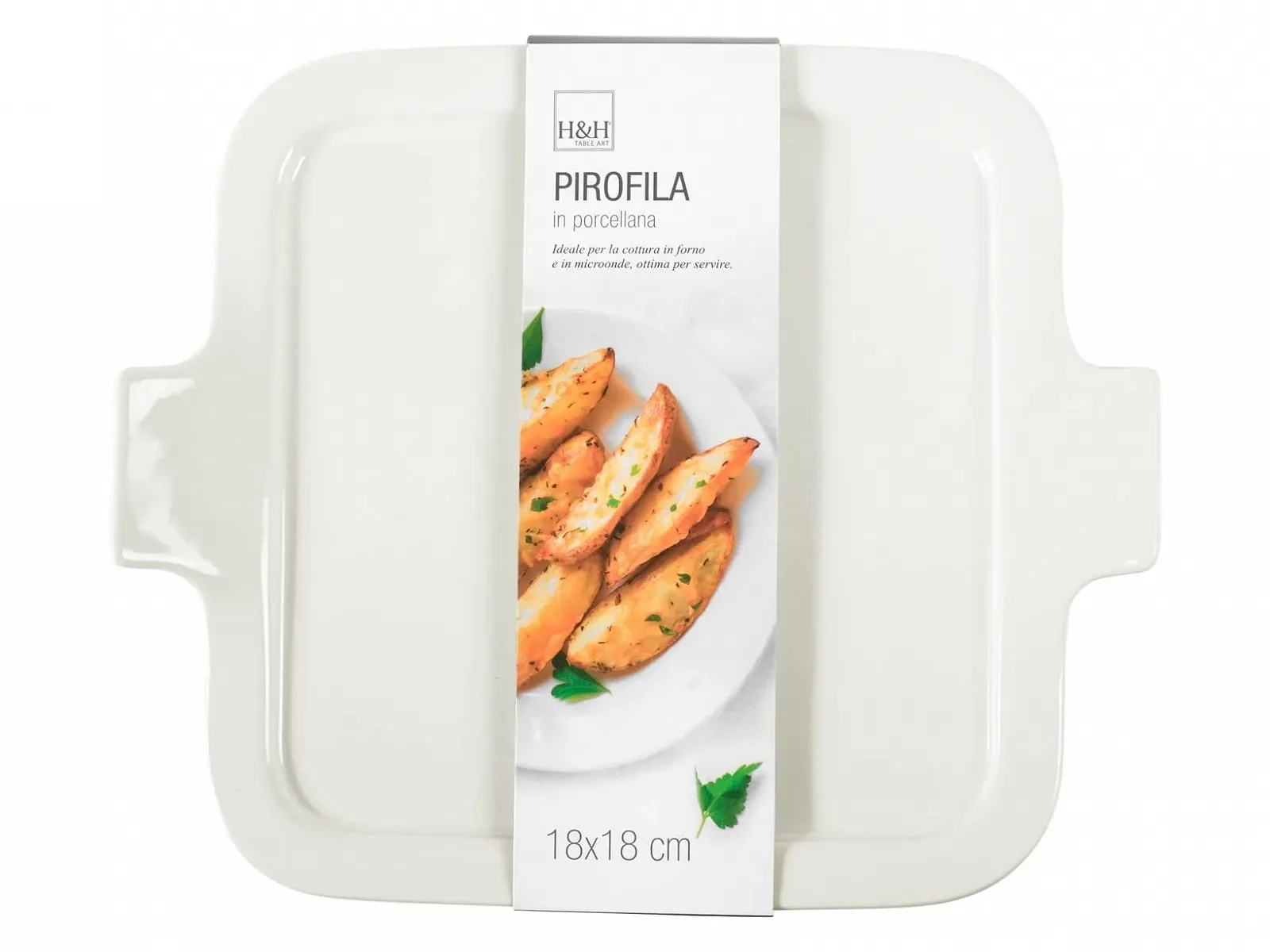 Форма для запікання H&H квадратна порцелянова 18 x 7 см з кришкою Біла, фото №2 Форма для запікання H&H квадратна порцелянова 18 x 7 см з кришкою Біла, фото №2