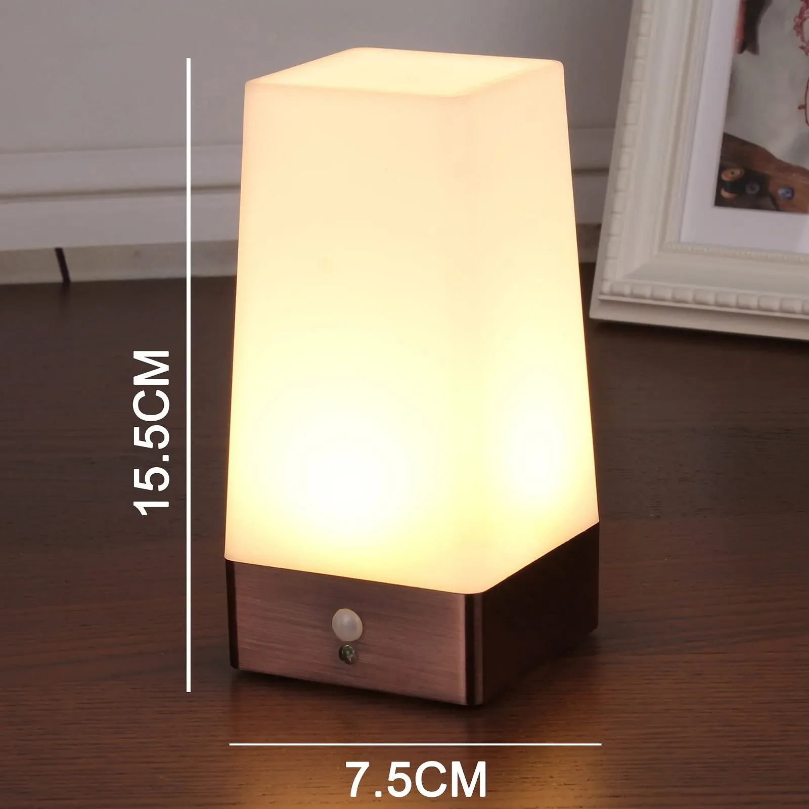 Настільна лампа WRalwaysLX Wireless PIR Motion Sensor LED 3 режими на батарейках 3 x 1.5 В AAA Набір 2 шт., фото №2